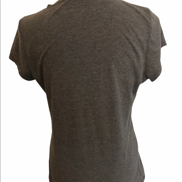 Dodgers Gray Blue White Womens Short Sleeve Medium Tee Shirt Top - Picture 2 of 2